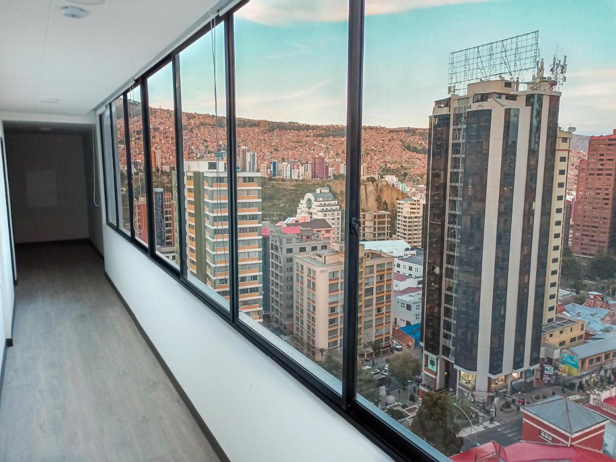 Apt Comodo, Centrico, Calefaccion, Vistas Geniales!!! La Paz Bagian luar foto